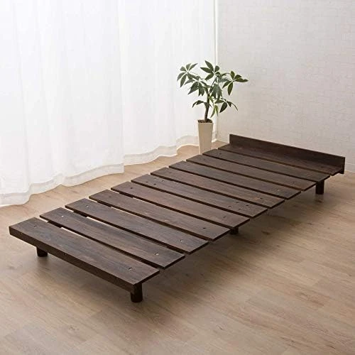 EMOOR Wood Slatted Floor Bed Frame OSMOS Twin For Japanese Futon Mattress Solid Pine (Retro-Brown), Height Adjustable (2/7/12in) Tatami Mat 14 EMOOR Wood Slatted Floor Bed Frame OSMOS Twin For Japanese Futon Mattress Solid Pine (Retro-Brown), Height Adjustable (2/7/12in) Tatami Mat - Image 12