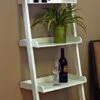 SQUARE FURNITURE 72 Inch Ladder Style Shelf, White 1 SQUARE FURNITURE 72 Inch Ladder Style Shelf, White -Amazon Store 41L2yYXFpdL