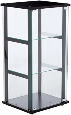 COASTER 5-Shelf Glass Curio Cabinet Black And Clear 10 COASTER 5-Shelf Glass Curio Cabinet Black And Clear -Amazon Store 41L9KaE40cL. AC