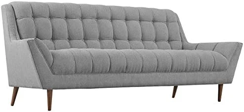 Modway Response Upholstered Fabric, Sofa, Beige 7 Modway Response Upholstered Fabric, Sofa, Beige - Image 5