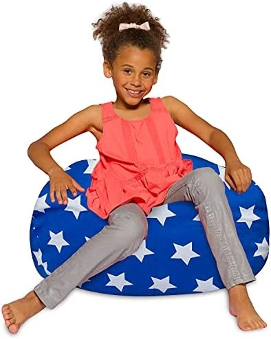 Posh Beanbags Bean Bag Chair, X-Large Machine Washable - Canvas Unicorn And Rainbows On Purple 12 Posh Beanbags Bean Bag Chair, X-Large Machine Washable - Canvas Unicorn And Rainbows On Purple - Image 10