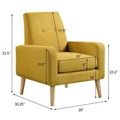 Funkeen Modern Accent Chairs Set Of 2 Living Room Arm Chairs Comfy Upholstered Fabric Chair With Arms Button Tufted Single Sofa Chair For Bedroom Dorm Apartment Office Small Spaces Mustard Yellow 11 Funkeen Modern Accent Chairs Set Of 2 Living Room Arm Chairs Comfy Upholstered Fabric Chair With Arms Button Tufted Single Sofa Chair For Bedroom Dorm Apartment Office Small Spaces Mustard Yellow -Amazon Store 41LeytdvPjL