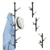 X-cosrack Wall Mounted Coat Rack Splicable Metal & Wood Hat Hanger Rack With 8 Hooks, 3-in-1 Tree Hanger Organizer For Coat Bag Scarves Clothes For Entryway Hallway Bedroom -Amazon Store 41LfuxHPbHL