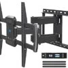 Mounting Dream TV Mount For Most 42-75 Inch Flat Screen TVs Up To 100 Lbs, Full Motion TV Wall Mount With Swivel Articulating 6 Arms, TV Wall Mounts Fit 12'', 16” Wood Studs, Max VESA 600x400mm
