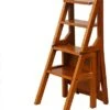 Portable Step Stoo - 4 Wood For Adult Folding Ladder 4 Tier Ladder-Shaped Plant Stand Display Rack Shelf Multi-Function Chair -Amazon Store 41LqZ9SnYAL