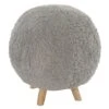 CRITTER SITTERS 19-in.-Seat Height Plush Gray Pouf Ottoman With 4 Spindle Legs - Furniture For Nursery, Bedroom, Playroom, And Living Room Decor 2 CRITTER SITTERS 19-in.-Seat Height Plush Gray Pouf Ottoman With 4 Spindle Legs - Furniture For Nursery, Bedroom, Playroom, And Living Room Decor -Amazon Store 41LwzFbuCML