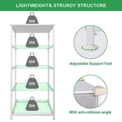 CONNOO 4 Drawer Fabric Dresser Storage Tower, Dresser Chest For Bedroom, Organizer Unit For Closets Bedroom Nursery Room Hallway, Wood Top, Gray White -Amazon Store 41LzYhIweTL