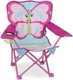 Melissa & Doug Cutie Pie Butterfly Camp Chair (Frustration-Free Packaging) , Pink -Amazon Store 41MBLBa3sZL. AC