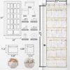 DAMAHOME Over Door Shoe Organizer - 2 Pack Hanging Shoe Rack 22 Large Pockets,Shoe Organizer For Closet,4 Metal Hooks,Shoe Holder Shoe Rack For Door Baby Shoe Organizer Size 67" X 23" (White Marble) 1 DAMAHOME Over Door Shoe Organizer - 2 Pack Hanging Shoe Rack 22 Large Pockets,Shoe Organizer For Closet,4 Metal Hooks,Shoe Holder Shoe Rack For Door Baby Shoe Organizer Size 67" X 23" (White Marble) -Amazon Store 41ME6U8H4gL