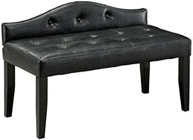 Furniture Of America Leatherette Nadia Modern Bench, 64", Pearl White 8 Furniture Of America Leatherette Nadia Modern Bench, 64", Pearl White - Image 6