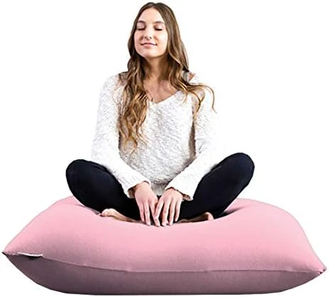 Yogibo Mini Bean Bag, Small Beanbag Chair For Kids, Teens And Adults, Great For Meditation And Sitting, Fibead Filling Conforms To Body, Washable, Removable Cover, Light Grey 15 Yogibo Mini Bean Bag, Small Beanbag Chair For Kids, Teens And Adults, Great For Meditation And Sitting, Fibead Filling Conforms To Body, Washable, Removable Cover, Light Grey - Image 13