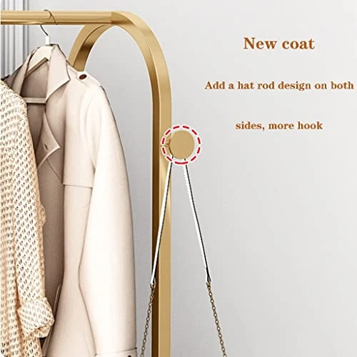 NEPHEW Home Hotel Hall Tree Clothing Rack With 2 Tier Metal Basket For Home Bedroom Laundry Small Place Entryway (Color : Black, Size : 60 * 35 * 170cm) 6 NEPHEW Home Hotel Hall Tree Clothing Rack With 2 Tier Metal Basket For Home Bedroom Laundry Small Place Entryway (Color : Black, Size : 60 * 35 * 170cm) - Image 4