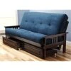 Maykoosh Baroque Beauty Full Futon Frame With Storage Drawers, Color:Espresso/Blue -Amazon Store 41MtMyRN4dL