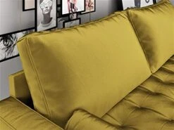 Container Furniture Direct S5459 Mid Century Modern Velvet Upholstered Tufted Living Room Sofa, 69.68" Goldenrod 18 Container Furniture Direct S5459 Mid Century Modern Velvet Upholstered Tufted Living Room Sofa, 69.68" Goldenrod -Amazon Store 41N9CczjnoL