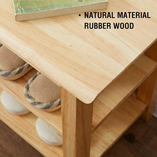 OGCAU Shoe Bench Entryway With Storage Bench For Bedroom, Ottoman, 2 Tier, Shoe Rack Organizer For Door, Good Load Bearing, Ideal For Entryway Hallway Living Room And Corridor(Natural 23.6") 3 OGCAU Shoe Bench Entryway With Storage Bench For Bedroom, Ottoman, 2 Tier, Shoe Rack Organizer For Door, Good Load Bearing, Ideal For Entryway Hallway Living Room And Corridor(Natural 23.6")