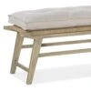Bed Bench 64.5" W X 21.5" H 18" D Beige Brown Solid Casual Transitional Wood Distressed Natural Finish Cushion Included 1 Bed Bench 64.5" W X 21.5" H 18" D Beige Brown Solid Casual Transitional Wood Distressed Natural Finish Cushion Included -Amazon Store 41NOMxhd8mL
