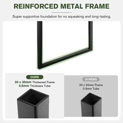 IMUsee 3-Piece 47.2" Dining Table Set For 4-6,Modern Rustic Kitchen Table With Metal Frame And Wood Board,Kitchen & Dining Room Table Set With Benches,Space-Saving Dinette For Small Space,Black&Walnut -Amazon Store 41NSD0RZC1L