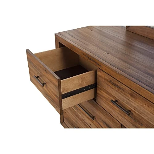 Alpine Furniture Trinidad Dresser, 7-Drawer, Brown 5 Alpine Furniture Trinidad Dresser, 7-Drawer, Brown - Image 3