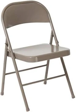Flash Furniture HERCULES Series Double Braced Beige Metal Folding Chair -Amazon Store 41NadUiTBUL. AC