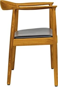 Laura Davidson Furniture Hans Wegner Replica Kennedy Arm Chair, Mid Century Modern Kitchen & Dining Chair With Arm Rest, Ash Wood, Walnut And Italian Leather 14 Laura Davidson Furniture Hans Wegner Replica Kennedy Arm Chair, Mid Century Modern Kitchen & Dining Chair With Arm Rest, Ash Wood, Walnut And Italian Leather -Amazon Store 41Nb0h6duSL