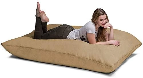 Jaxx Pillow Saxx 5.5-Foot - Huge Bean Bag Floor Pillow And Lounger, Charcoal 10 Jaxx Pillow Saxx 5.5-Foot - Huge Bean Bag Floor Pillow And Lounger, Charcoal - Image 8