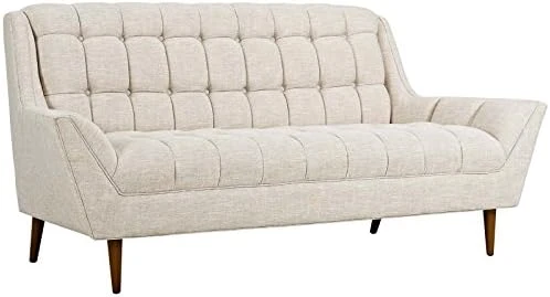 Modway Response Upholstered Fabric, Sofa, Beige 15 Modway Response Upholstered Fabric, Sofa, Beige - Image 13
