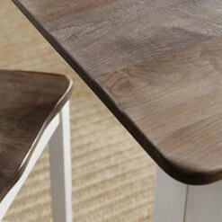 Carol's Inspirations 7 Piece Solid Maple Wood Dining Room Set | Full Kitchen Table Set With Extendable Table And 6 Chairs | Distressed Rectangle Table With Eased Edge | Handmade In USA -Amazon Store 41OTUcJ84sL 1