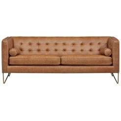 Amazon Brand – Rivet Brooke Contemporary Mid-Century Modern Tufted Leather Sofa Couch, 82"W, Cognac 13 Amazon Brand – Rivet Brooke Contemporary Mid-Century Modern Tufted Leather Sofa Couch, 82"W, Cognac -Amazon Store 41OVmJtIW8L