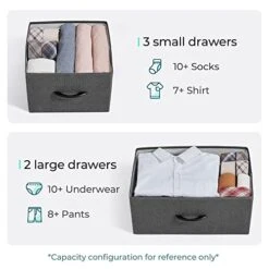 LINSY HOME 5 Drawer Dresser Long Wide Chest Of Drawers Nightstand With Wood Top Rustic Storage Tower Storage Dresser Closet For Living Room, Bedroom, Hallway, Nursery, Kid 12 LINSY HOME 5 Drawer Dresser Long Wide Chest Of Drawers Nightstand With Wood Top Rustic Storage Tower Storage Dresser Closet For Living Room, Bedroom, Hallway, Nursery, Kid -Amazon Store 41ObwjQMMzL