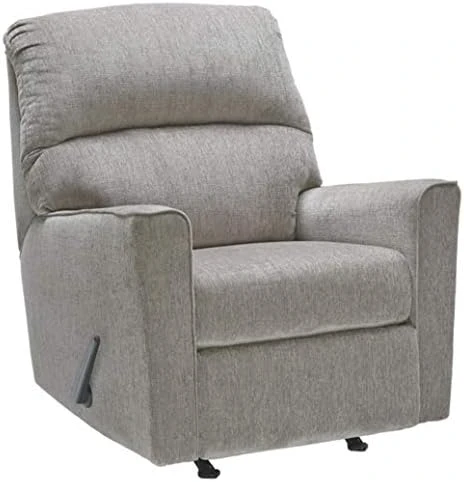 Signature Design By Ashley Altari Modern Nursery Manual Rocker Recliner, Light Gray 8 Signature Design By Ashley Altari Modern Nursery Manual Rocker Recliner, Light Gray - Image 6