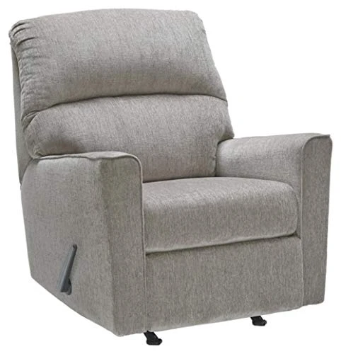 Signature Design By Ashley Altari Modern Nursery Manual Rocker Recliner, Light Gray 3 Signature Design By Ashley Altari Modern Nursery Manual Rocker Recliner, Light Gray