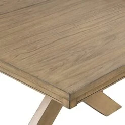 Roundhill Furniture Raven Wood 6-Piece Set, Extendable Trestle Dining Table With 4 Chairs And Bench, Glazed Pine Brown 15 Roundhill Furniture Raven Wood 6-Piece Set, Extendable Trestle Dining Table With 4 Chairs And Bench, Glazed Pine Brown -Amazon Store 41Of5NRbXXL