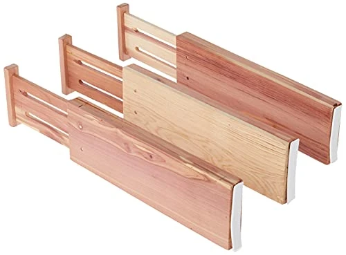 Axis International Marketing Drawer 3 Pc Cedar Expandable, 3pc Dresser Divider, 3 Count 4 Axis International Marketing Drawer 3 Pc Cedar Expandable, 3pc Dresser Divider, 3 Count - Image 2