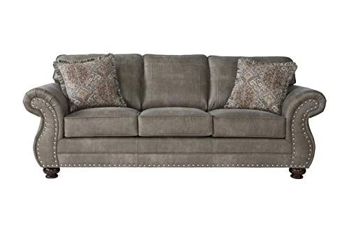 Roundhill Furniture Leinster Sofas, Gray 4 Roundhill Furniture Leinster Sofas, Gray - Image 2