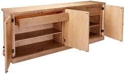 Donny Osmond Home Florence Server With Raised Panels And Nested Drawers, Rustic Smoke -Amazon Store 41OwColzc3L