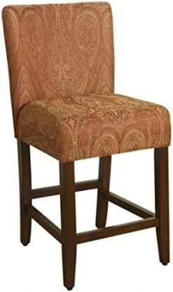 HomePop Upholstered Counter Height Barstool, 24-Inch, Suri Blue & Parsons Classic Upholstered Accent Dining Chair, Set Of 2, Suri Blue -Amazon Store 41P4 I2Nf4L. AC