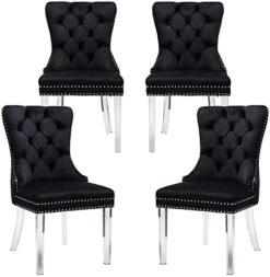 Civama Velvet Loveseat Settee, Nikki Collection Modern Dining Chair, Upholstered Contemporary Banquette Bench With Back, Button Tufted Comfy Accent Sofa Couch With Solid Wood Legs, Dark Gray -Amazon Store 41PFCN1gbpL. AC