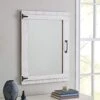 FirsTime & Co. Cottage Door Wall Mirror, 32"H X 24"W, Rustic White -Amazon Store 41PJp8JTNVL