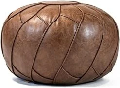 Moderner Faux Leather Pouf Unstuffed Ottoman Moroccan Footstool, Floor Footrest Cushion, Storage Solution - Natural Brown Color (Cognac, 23x11) 23 Moderner Faux Leather Pouf Unstuffed Ottoman Moroccan Footstool, Floor Footrest Cushion, Storage Solution - Natural Brown Color (Cognac, 23x11) -Amazon Store 41PPJjv1vWS. AC