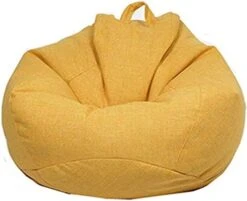 WAQIA Stuffed Animal Storage Bean Bag Chair Cover (No Filler) - Stuffable Zipper Beanbag Cover-Cotton Linen Memory Foam Beanbag Replacement Cover For Adults And Kids Without Filling -Amazon Store 41PPn7MMJpL. AC