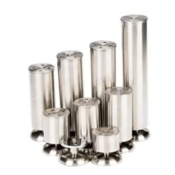 YVAILO 8 Pieces Of Silver Alloy Pad, Adjustable, Thickened Alloy, Anti-Slip Shock, Suitable For Sofa Foot, Bed, Table Foot TV Coffee Table, Cabinet Foot -Amazon Store 41PdAoqNlNL