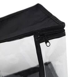 Fasmov Set Of 4 DVD Storage Bags Hold Up To 160 DVDs (40 Each Bag), Water Resistant DVD Holder Case With Handles, Transparent PVC Media Storage For DVDs, CDs, Video Games, Books -Amazon Store 41PjXdmhIEL