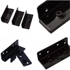 Bed Rail Bracket - Black Heavy Duty Non-Mortise Bed Rail Bracket Bed Rail Fasteners,Set Of 4 (Screws Included) 13 Bed Rail Bracket - Black Heavy Duty Non-Mortise Bed Rail Bracket Bed Rail Fasteners,Set Of 4 (Screws Included) -Amazon Store 41PwzDJ05PL