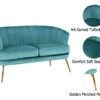 Altrobene Velvet Loveseat Couch Sofa Luxury Modern Comfy Tufted Couch Chesterfield 2 Person Couch For Living Room/Bedroom, Dark Teal 2 Altrobene Velvet Loveseat Couch Sofa Luxury Modern Comfy Tufted Couch Chesterfield 2 Person Couch For Living Room/Bedroom, Dark Teal -Amazon Store 41QZCUqq1bS