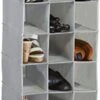 Simple Houseware 24 Section Hanging Shoe Shelves Closet Organizer, Gray 2 Simple Houseware 24 Section Hanging Shoe Shelves Closet Organizer, Gray -Amazon Store 41QadC1Ok5L