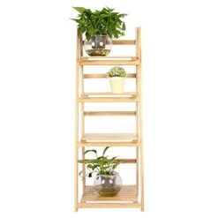 Mavis Laven Display Rack Ladder Shelf Flower Stand Storage Bookshelf Ladder Shelving Home Balcony Office (#1) -Amazon Store 41Qc1gshKQL