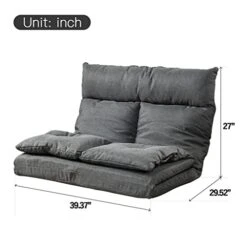 SAWQF Sofa Bed Adjustable Folding Futon Sofa Bedroom Furniture Leisure Sofa Bed Home Decor -Amazon Store 41QwXjUxHPL