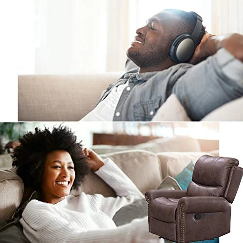 Recliner Chair Reclining Recliner Sofa Couch Sofa Palomino Fabric Home Theater Seating Manual Recliner Motion For Living Room 6 Recliner Chair Reclining Recliner Sofa Couch Sofa Palomino Fabric Home Theater Seating Manual Recliner Motion For Living Room - Image 4