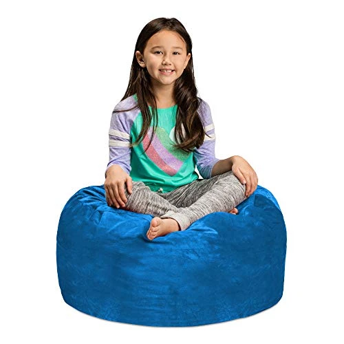 Sofa Sack - Plush, Ultra Soft Kids Bean Bag Chair - Memory Foam Bean Bag Chair With Microsuede Cover - Stuffed Foam Filled Furniture And Accessories For Kids Room - 2' Royal Blue 4 Sofa Sack - Plush, Ultra Soft Kids Bean Bag Chair - Memory Foam Bean Bag Chair With Microsuede Cover - Stuffed Foam Filled Furniture And Accessories For Kids Room - 2' Royal Blue - Image 2