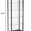 COASTER 5-Shelf Glass Curio Cabinet Black And Clear -Amazon Store 41RJMnMjcPL
